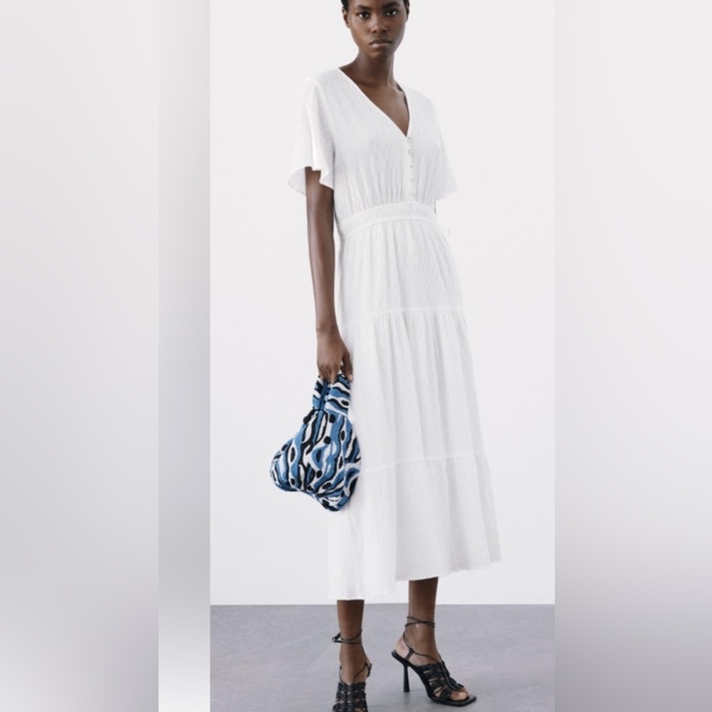 Zara White Dress